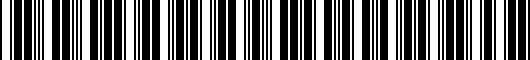 Barcode for 041.1.055.1A