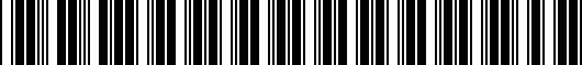 Barcode for 041.1.191.1A