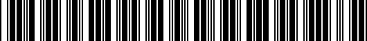 Barcode for 210.1.074.1C