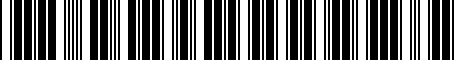 Barcode for 30410881AC