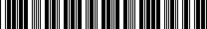 Barcode for 34420643A