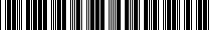 Barcode for 43313651A