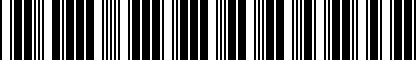 Barcode for 43713331A