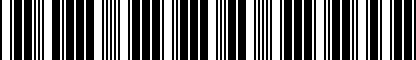 Barcode for 43713371A