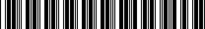 Barcode for 44740091D