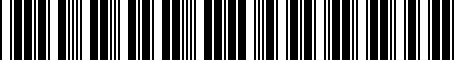 Barcode for 504Z0381AA