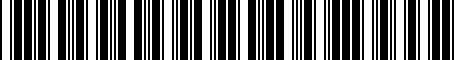 Barcode for 58612531CA