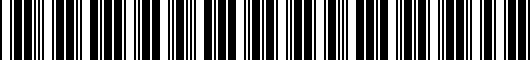 Barcode for 741.4.180.1A