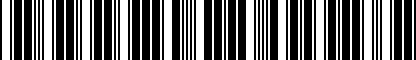 Barcode for 77750398C