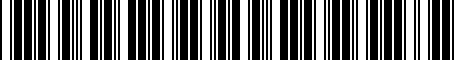 Barcode for 84011901AP