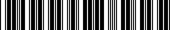 Barcode for 9810304